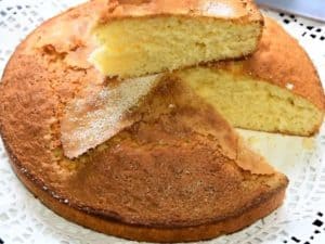 bizcocho de yogur hecho, foto receta