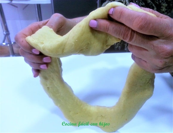 abriendo roscón reyes