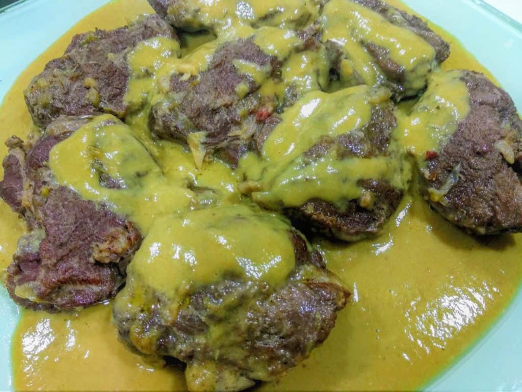 carrillada en salsa, foto entrada
