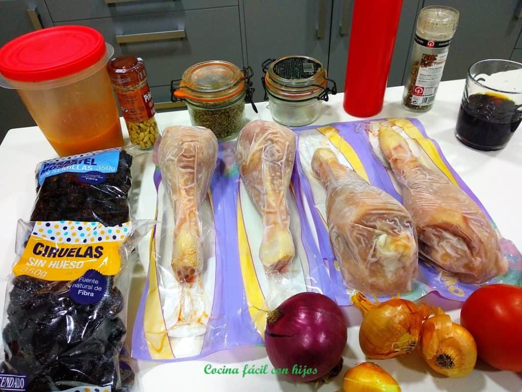 receta de muslos de pavo ingredientes