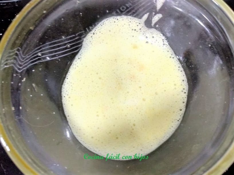 quitando espuma