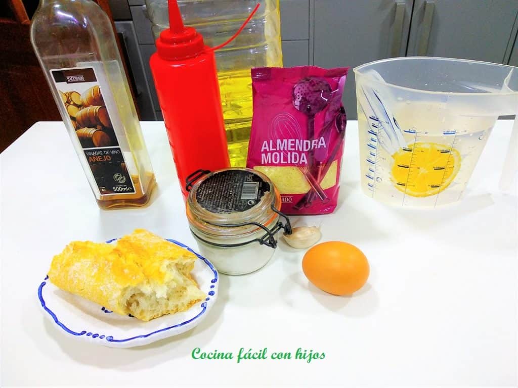 Mazamorra cordobesa con thermomix ingredientes
