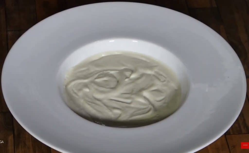 mazamorra cordobesa en plato