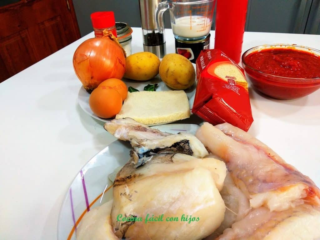 pudín de pescado ingredientes