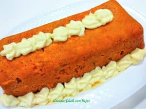pudín de pescado foto de presentación entrada