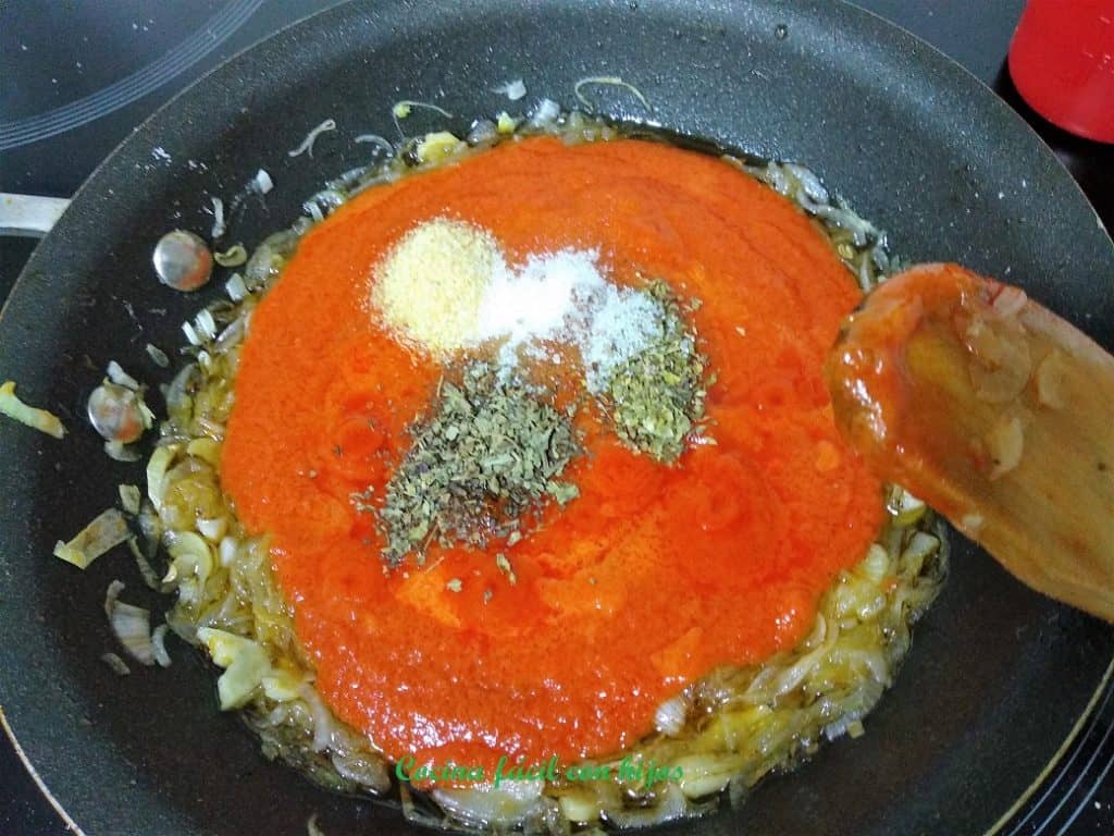 friendo tomate