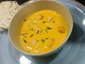 sopa de almendras foto receta