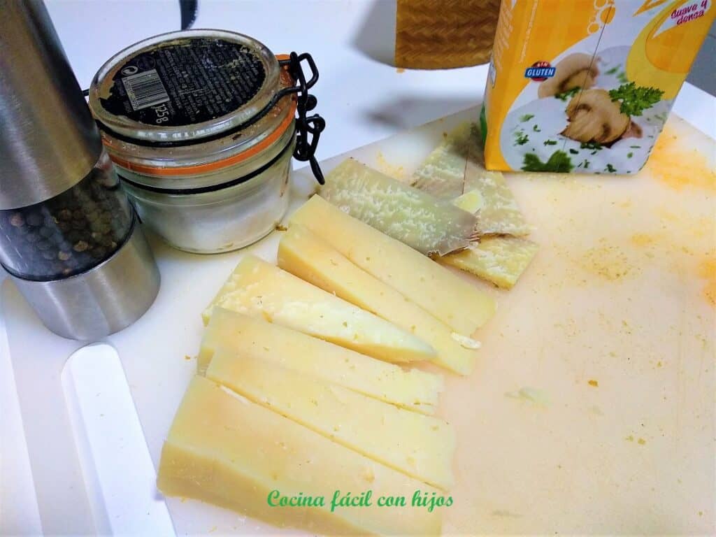 Salsa de queso para carne
